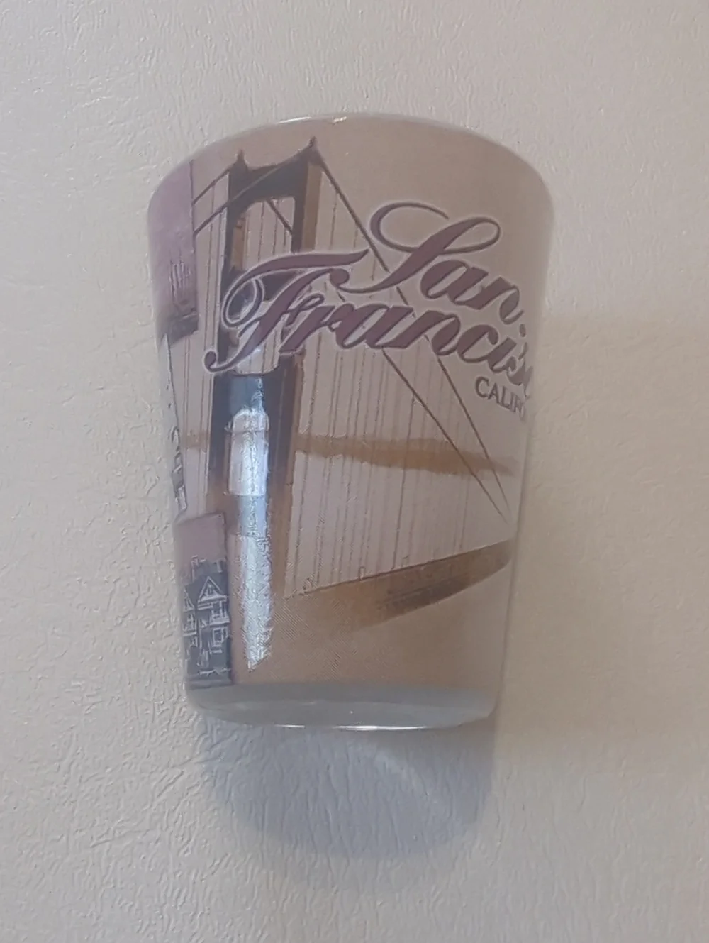 Set Of Two Souvenir Shot Glasses San Francisco Shot Glasses Almost Vintage